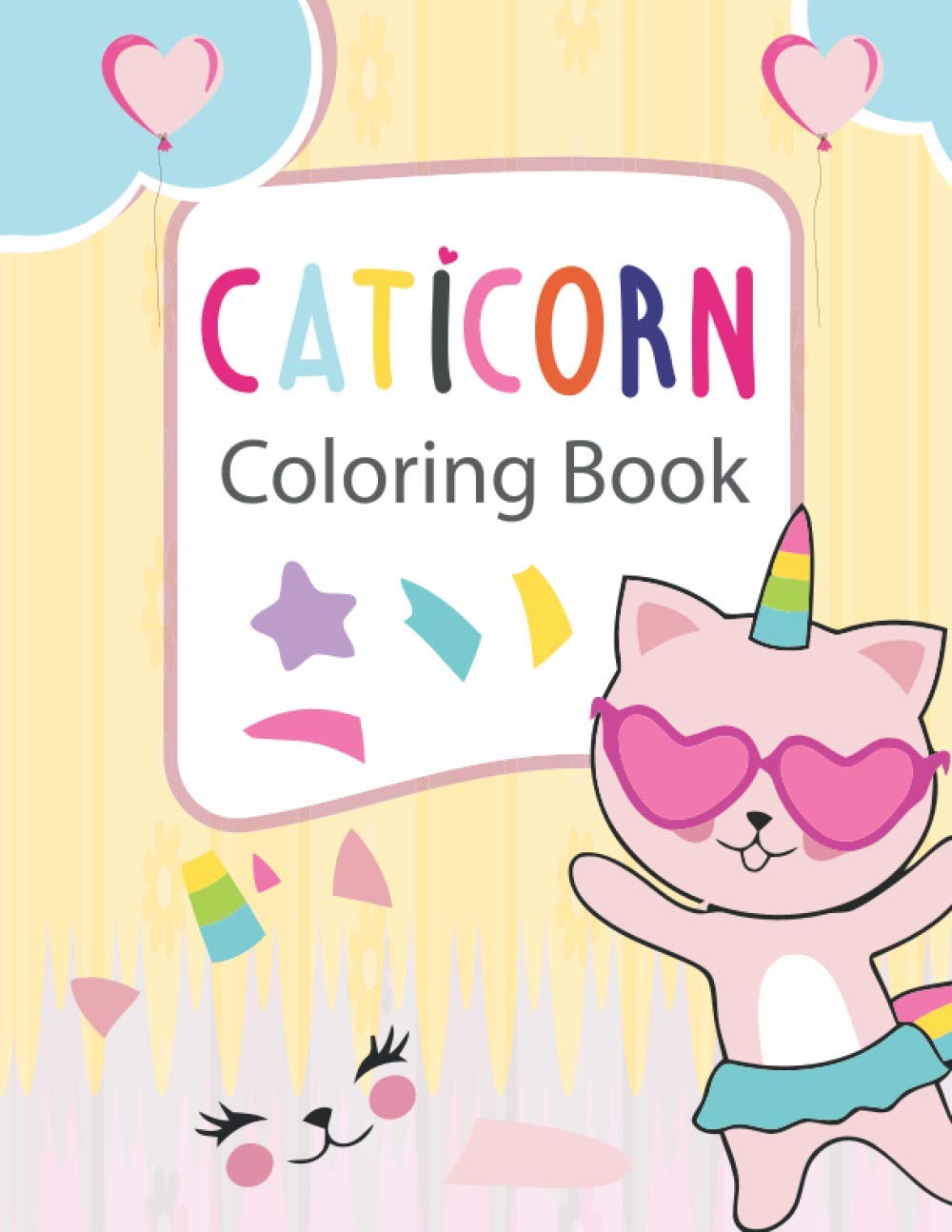 Caticorn Coloring Book: For Kids 4-8 Animal Coloring Cat Books For Kids 6-8 Who Loved Caticorn Drawing baixar o livro de graça