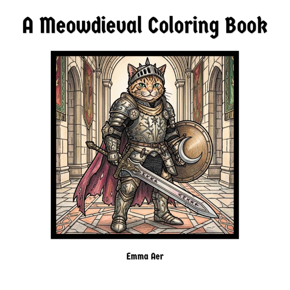 capítulo por capítulo baixar A Meowdieval Coloring Book