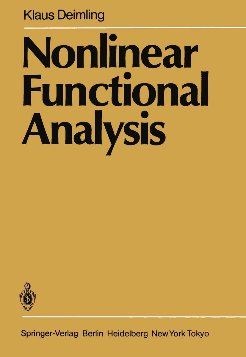 ler totalmente Nonlinear Functional Analysis