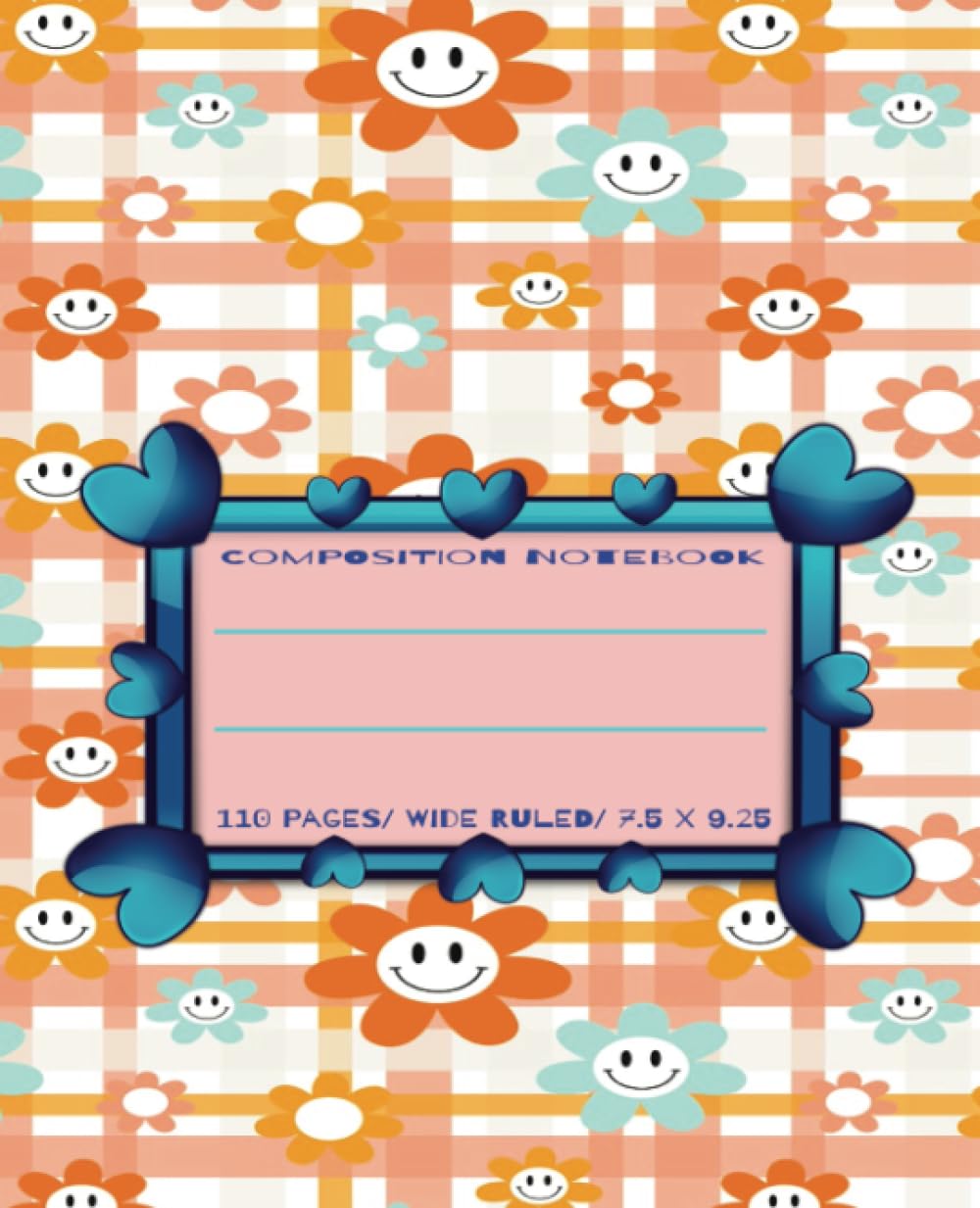ler totalmente Composition Notebooks Kids Journal Happy Face| 7.5 X 9.25| Wide Ruled Lined 110 Pages| Back To School Supplies For Teens, Girls, Boys, Elementary... Notes| Arts and Crafts| College| Diary