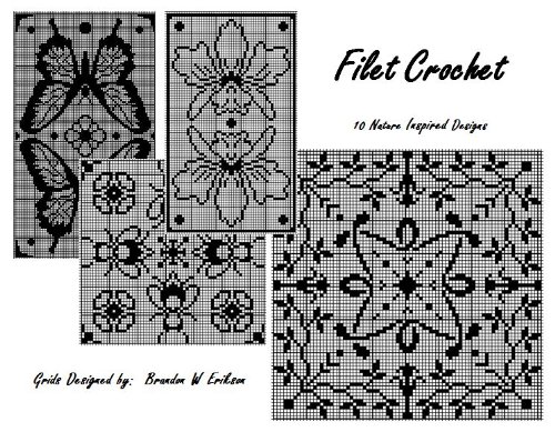 Filet Crochet: 10 Nature Inspired Designs (English Edition) baixar livro de graça