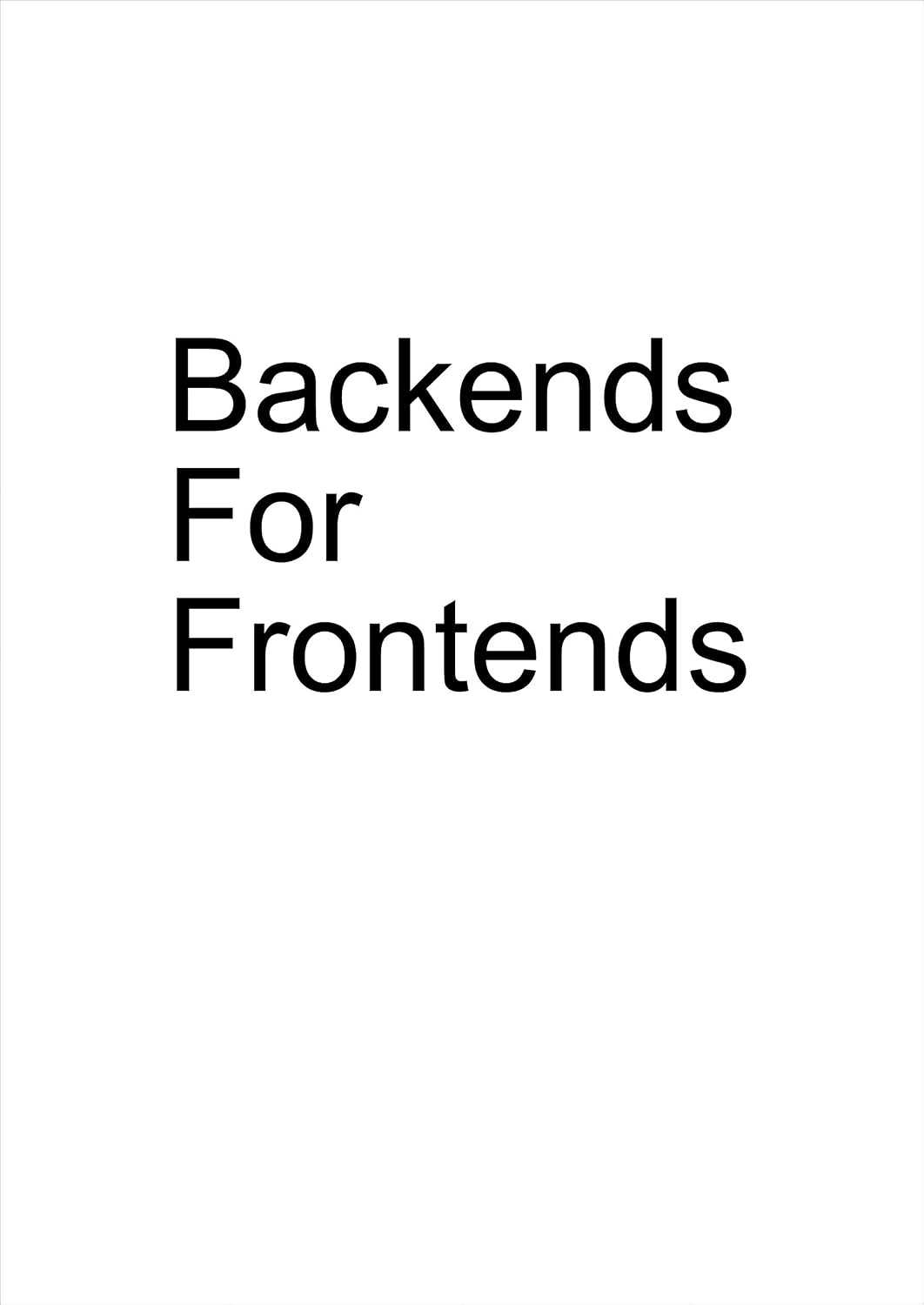 bff: backends for frontends (Japanese Edition) baixar livro de graça