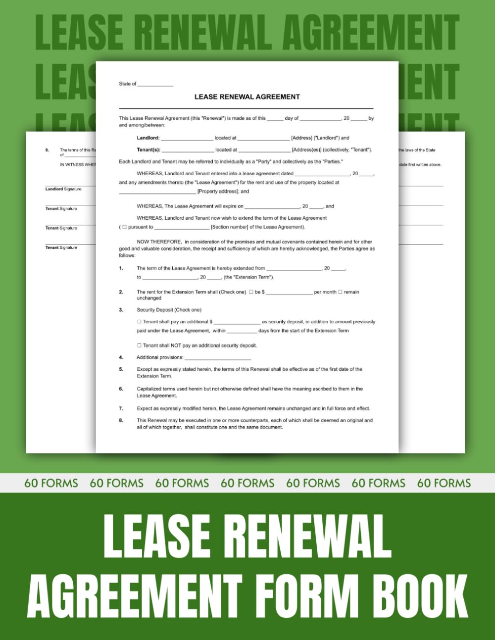 capítulo por capítulo baixar Lease Renewal Agreement Form Book: 60 Ready-to-Use Forms for Landlords and Tenants to Ensure Legal Compliance, Adjust Rent and Lease Terms Effortlessly.