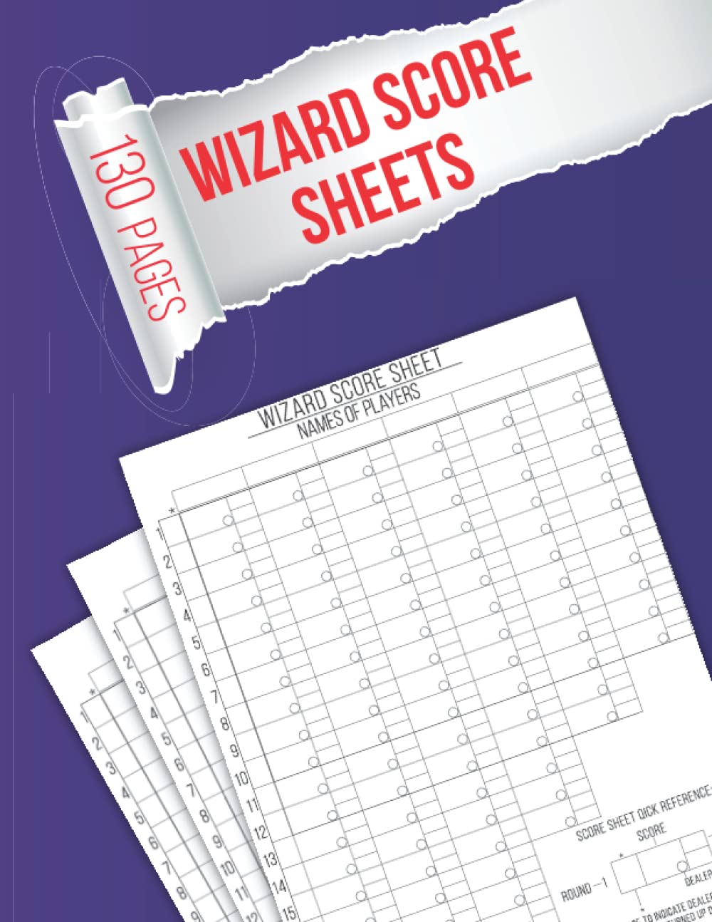 ler totalmente Wizard Score Sheets: Simple Wizard Scorekeeping Book 130 Pages