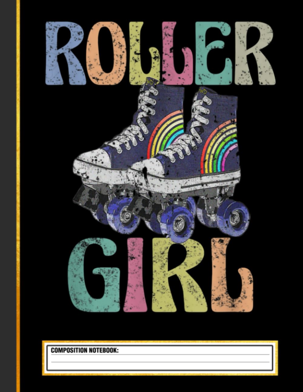Retro Roller Girl Composition Notebook baixar livro de graça