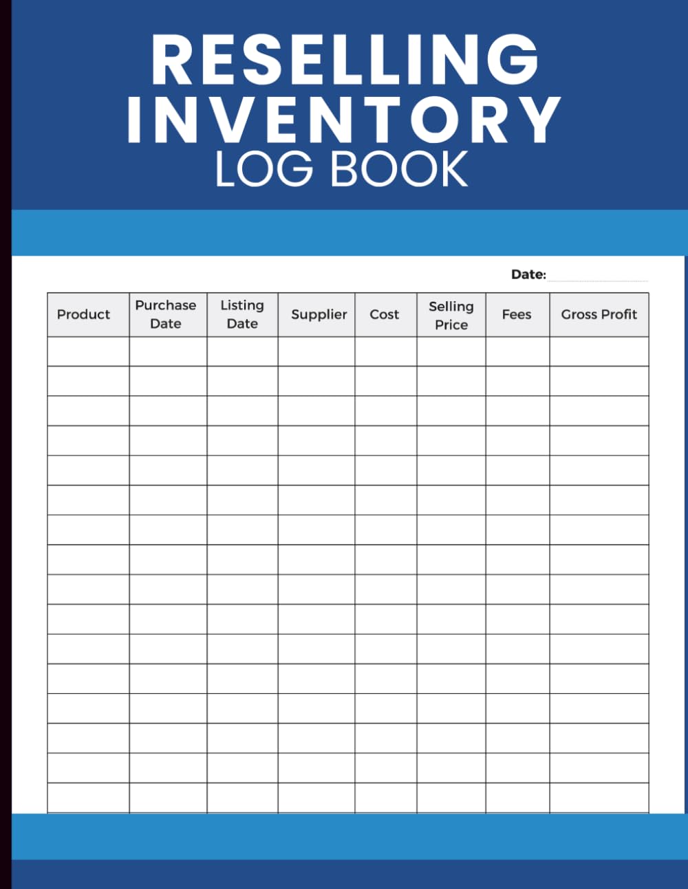capítulo por capítulo baixar Reselling Inventory Log Book: Inventory Tracker for Online Sellers to Record Purchases, Sales, Expenses, and Profit Margins