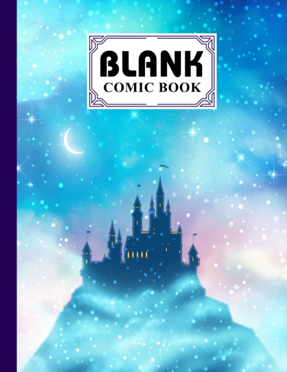 Blank Comic Book: Castles Cover Blank Comic Book, Create Your Own Story, Journal, Notebook, Sketchbook for Kids and Adults, 120 Pages - Size 8.5" x 11" Notebook by Nikolai Gebhardt baixar livro de graça