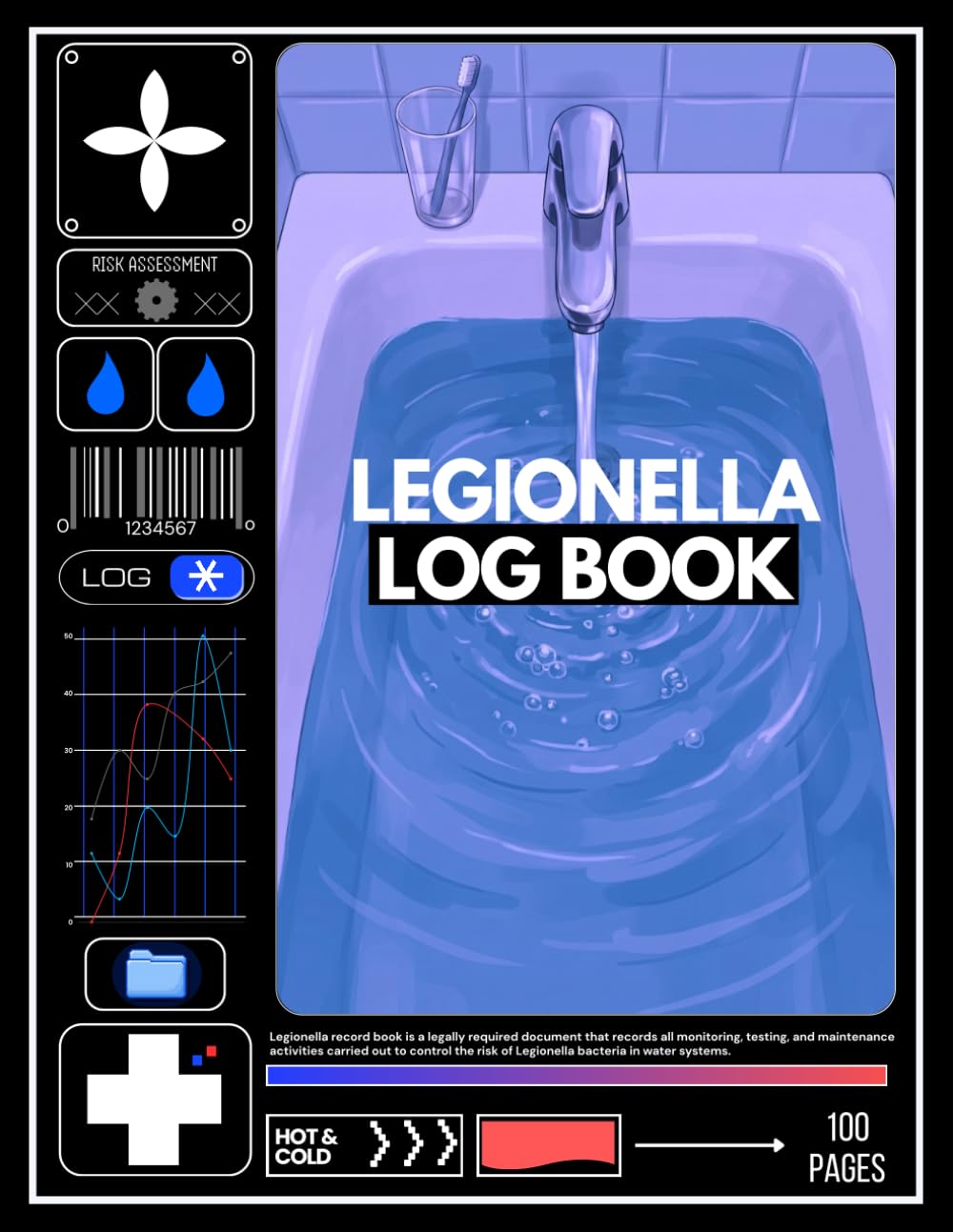 capítulo por capítulo baixar Legionella Log Book: The Complete Compliance Record for Risk Assessments, Flushing, Temperature Checks & Maintenance History for Landlords, Businesses, Schools & Facility Teams