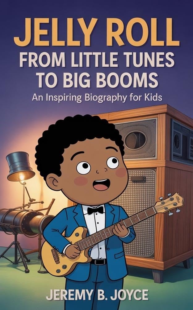 ler totalmente JELLY ROLL: From Little Tunes To Big Booms: An Inspiring Biography For Kids (English Edition)