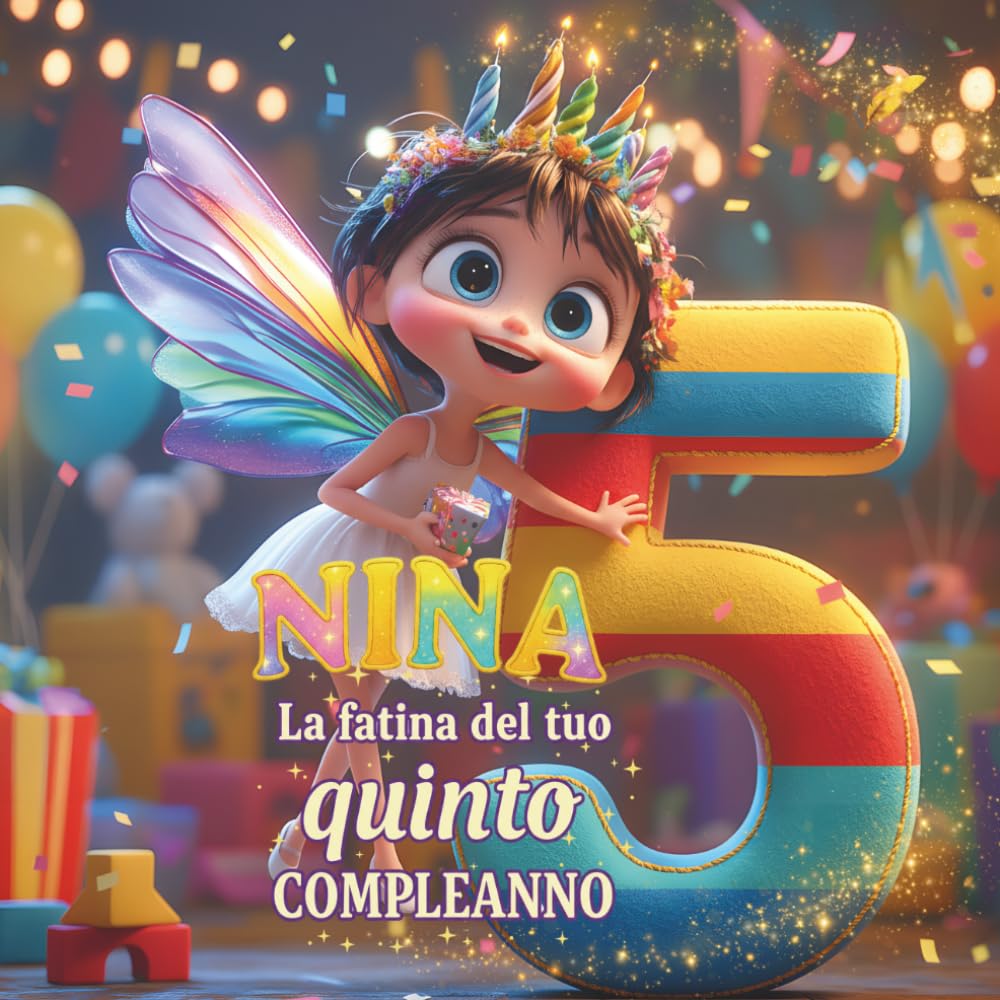 capítulo por capítulo baixar Nina, la fatina del tuo quinto compleanno: Libro personalizzabile per 5 anni – Regalo originale per bambino e bambina, compleanno quinto anno (Italian Edition)