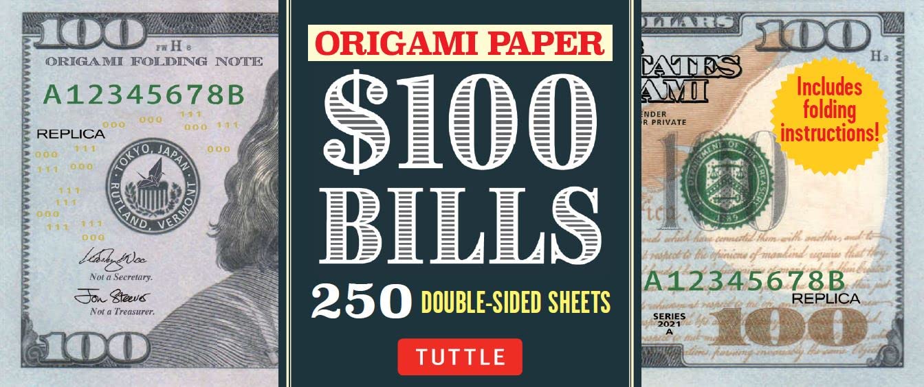 ler totalmente Origami Paper: One Hundred Dollar Bills: Origami Paper; 250 Double-Sided Sheets (Instructions for 4 Models Included)
