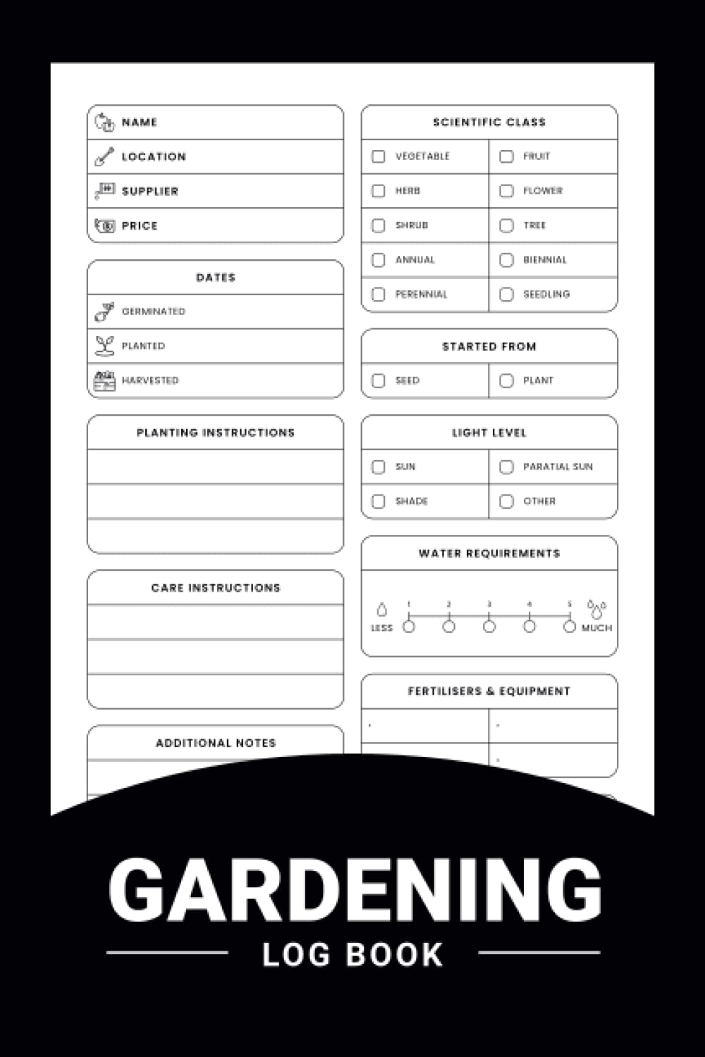 Gardening Log Book: Garden Journal Helps You Organize Your Gardening Life, Plant Details, Water Requirement, Garden Layout and Weather (Gardening Log Book) baixar o livro de graça