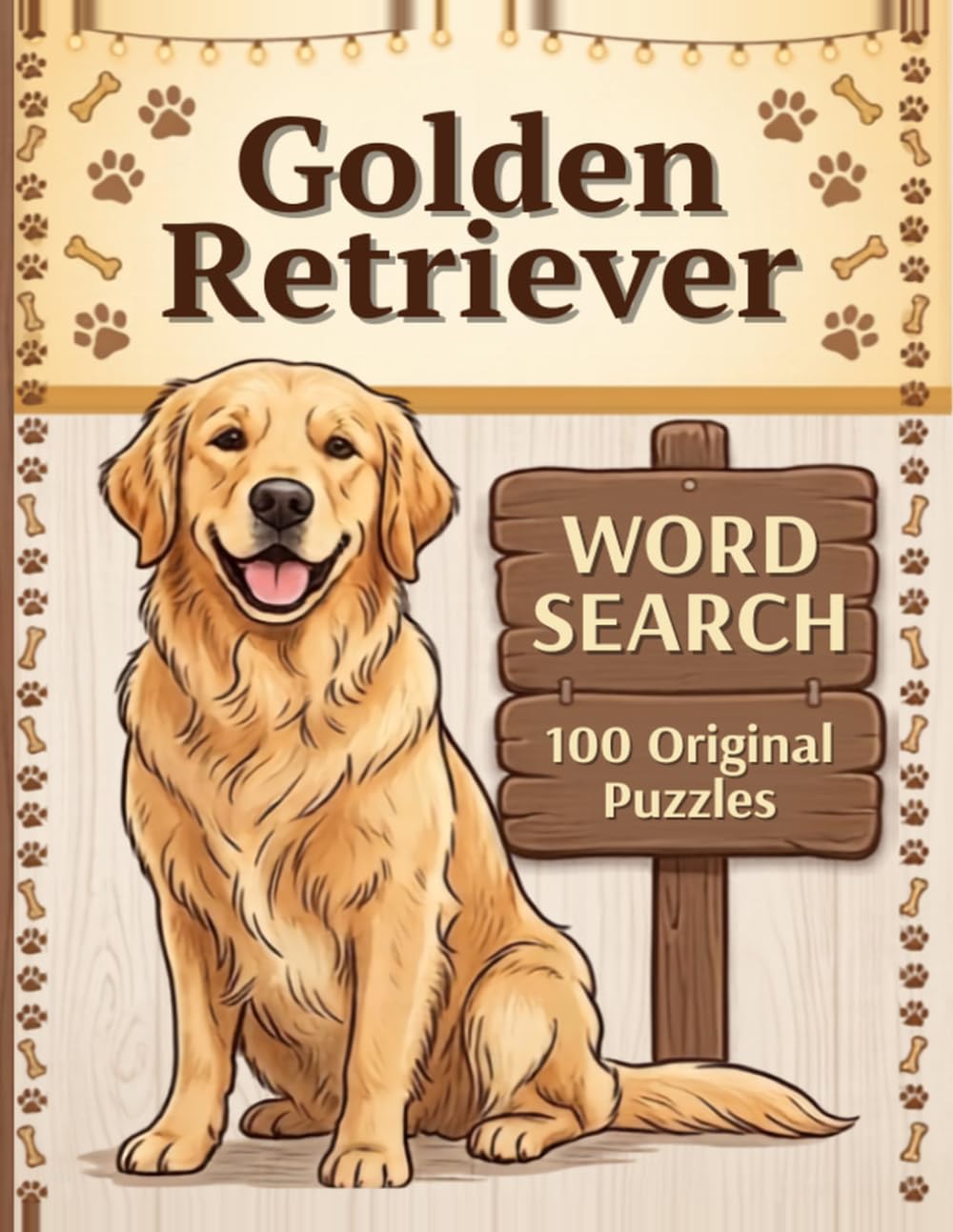 capítulo por capítulo baixar Golden Retriever Word Search: 100 Original Puzzles for Dog Lovers — Dog Breeds & Dog Care Words with Full Solutions (Word Search dog)