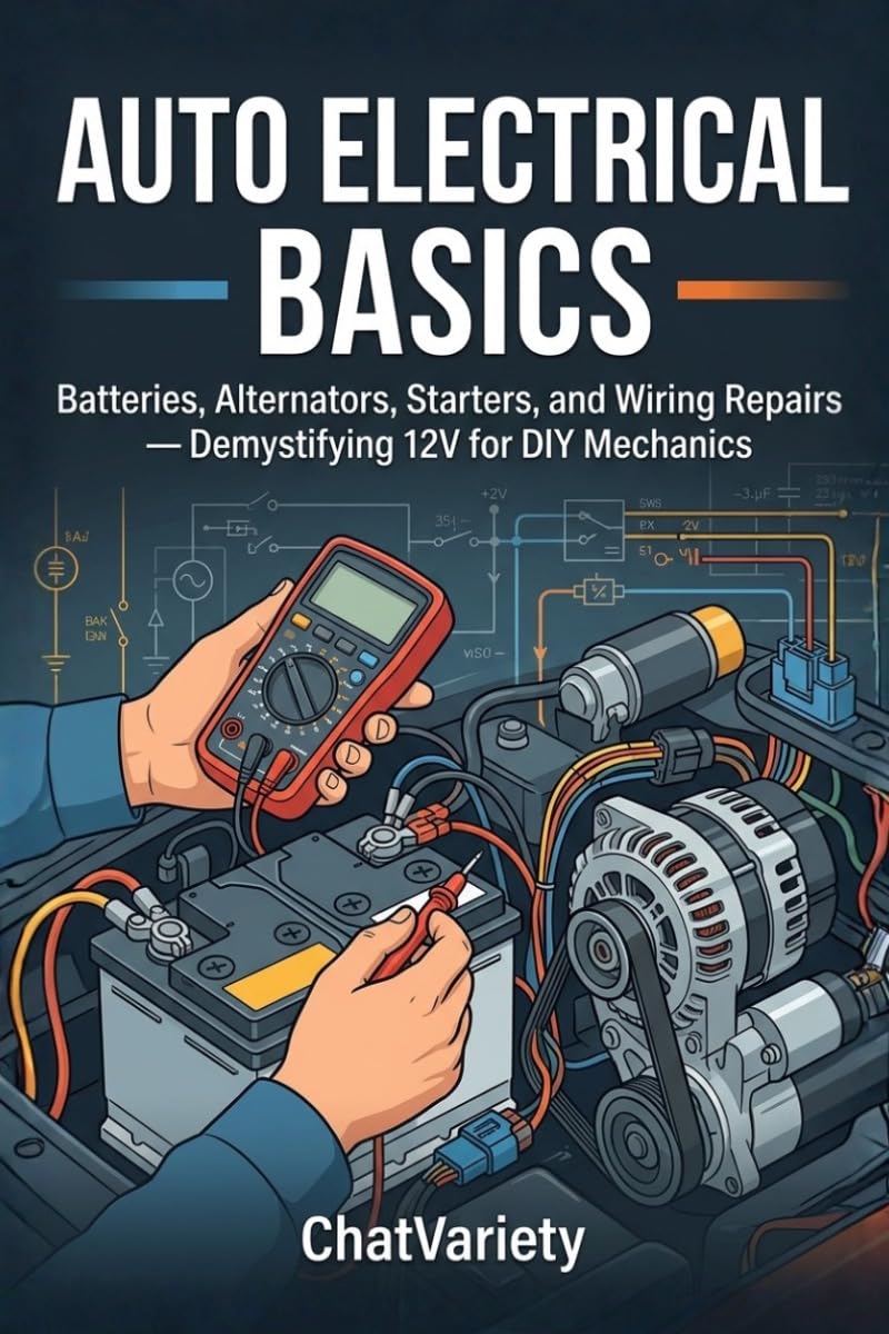 capítulo por capítulo baixar Auto Electrical Basics: Batteries, Alternators, Starters, and Wiring Repairs — Demystifying 12V for DIY Mechanics (DIY Car Repair & Maintenance Series) (English Edition)