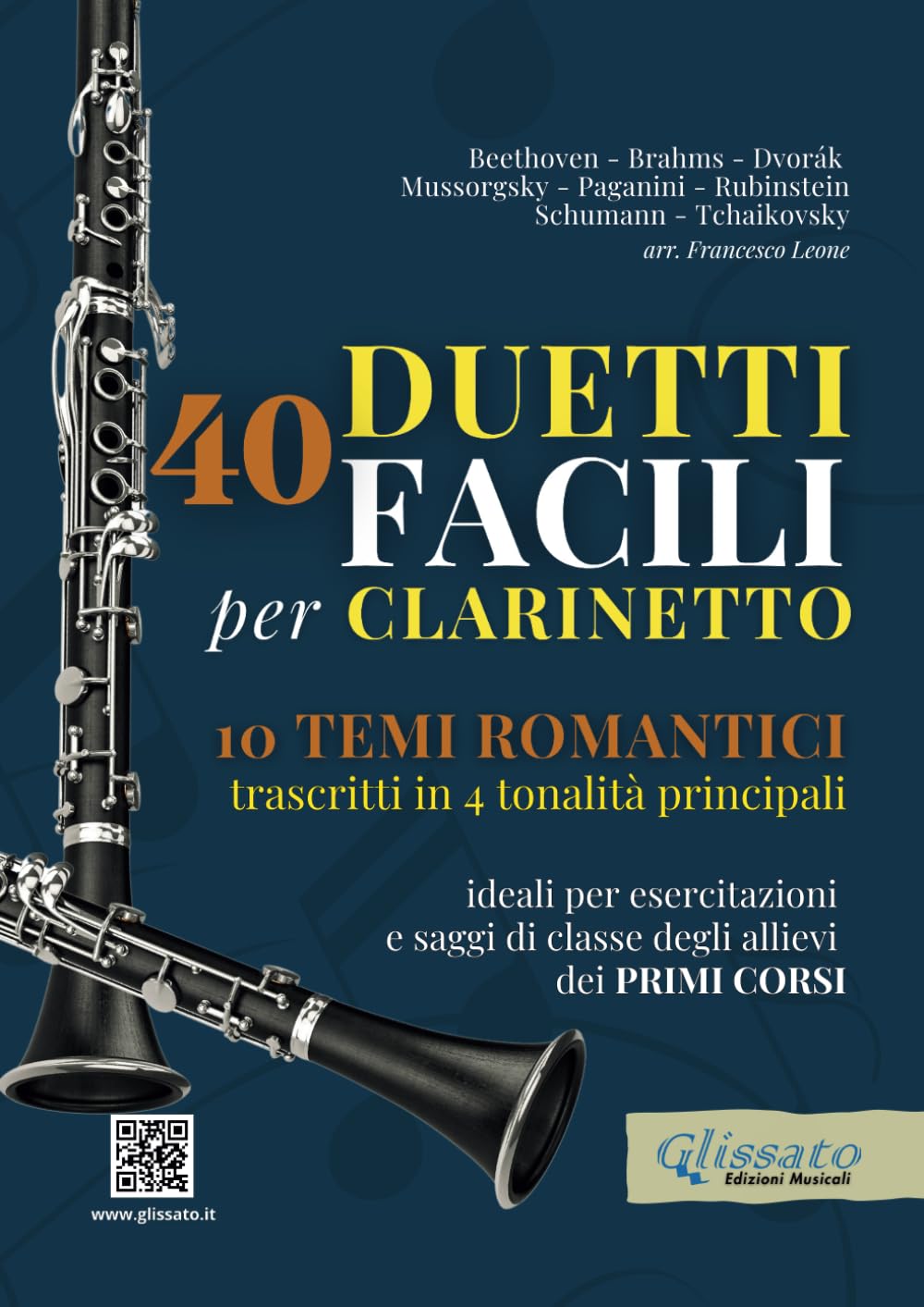 ler totalmente 40 Duetti Facili per Clarinetto, ideali per esercitazioni e saggi di classe degli allievi dei primi corsi: 10 Temi Romantici trascritti in 4 tonalità principali (Italian Edition)