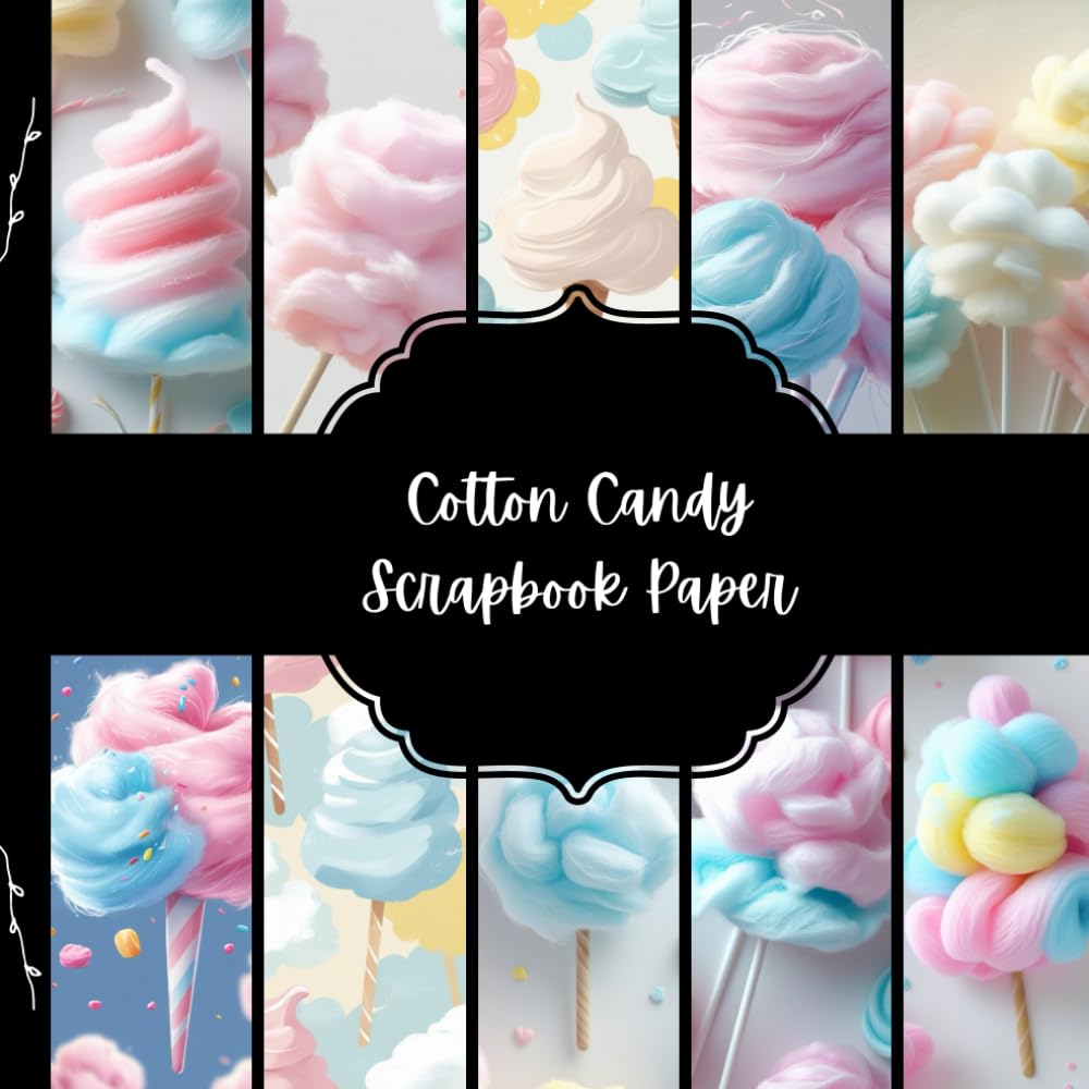capítulo por capítulo baixar Cotton Candy Scrapbook Paper, Sweets Junk Journal Paper, Food Decorative Paper, DIY Projects, Origami, Collage Sheets, Decoupage Paper, 10 Designs, Double Sided