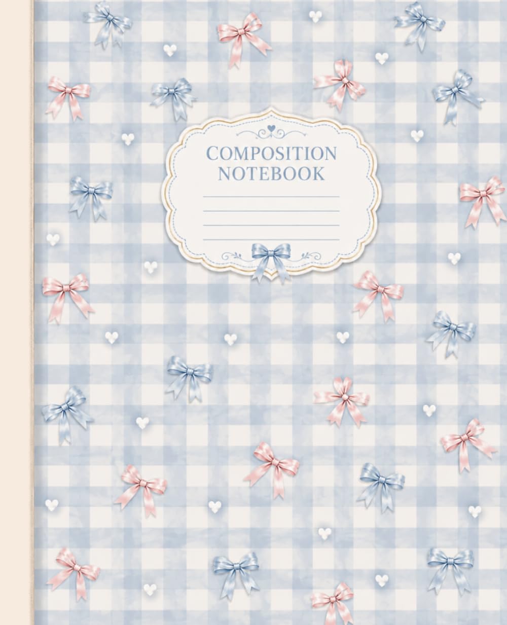 capítulo por capítulo baixar Cute Pastel Coquette Composition Notebook: Prepy Plaid and Bows Aesthetic, Wide Ruled Lined Journal for Girls School and Work, 7.5X9.25 Inches