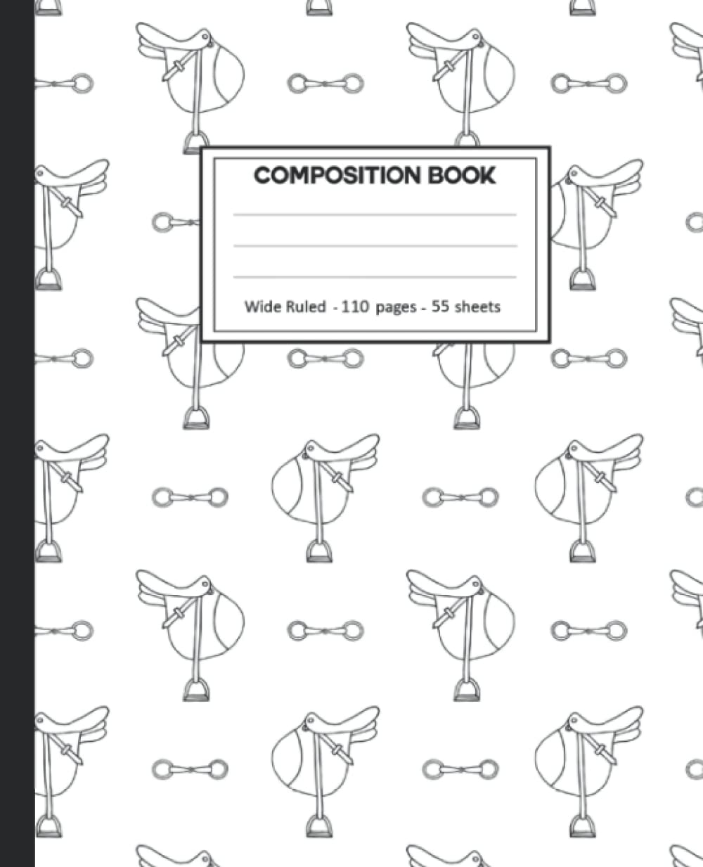 Composition Notebook: Wide Ruled: 110+ Lined Pages Writing Journal: Stable horse Theme baixar livro de graça