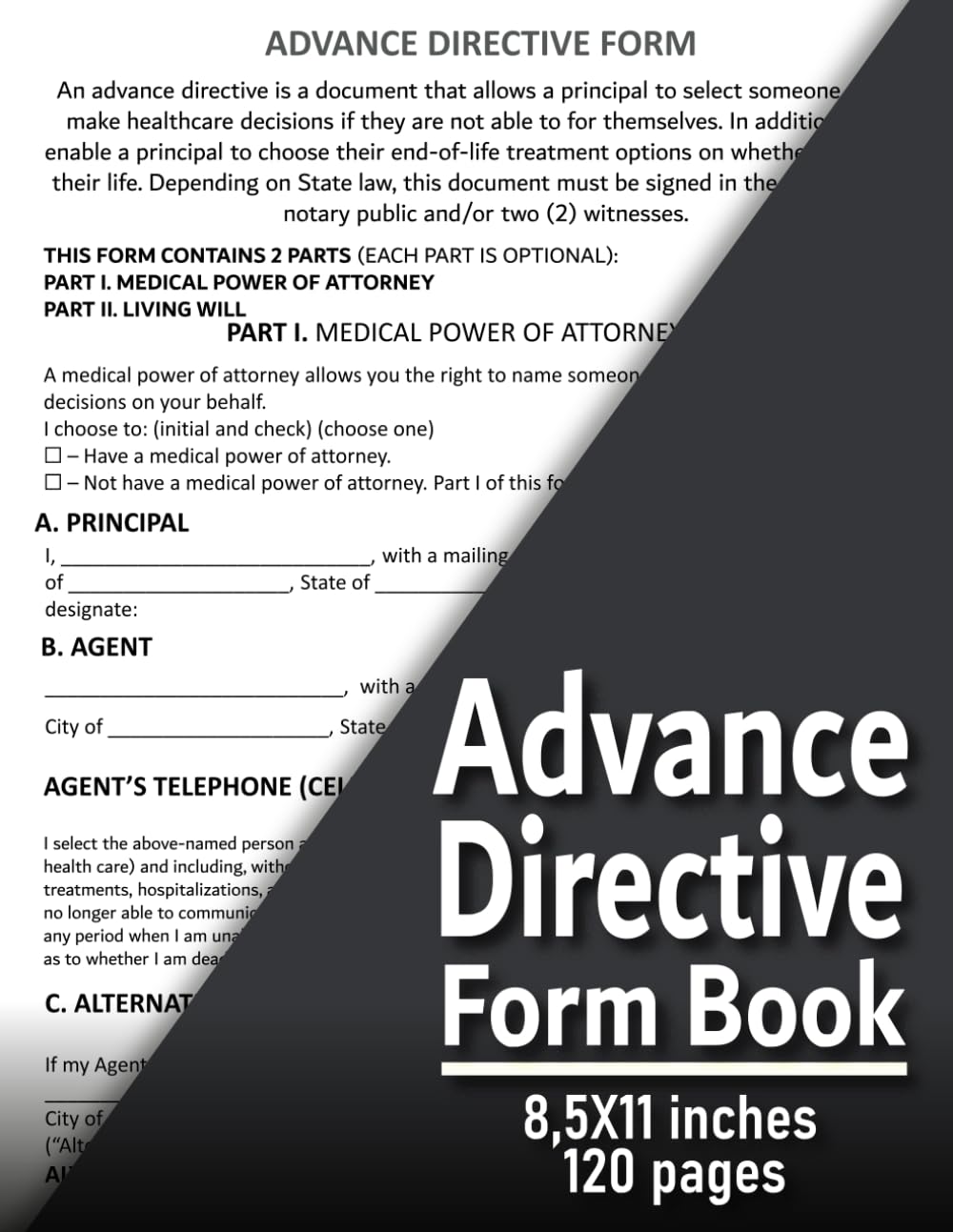 capítulo por capítulo baixar Advance Directive Form Book: Includes Medical POA, Living Will, Witness & Notary Signatures – Ideal for Legal Use & Estate Planning, Medical Power of... Care Directive Templates, 8.5″×11″ inches