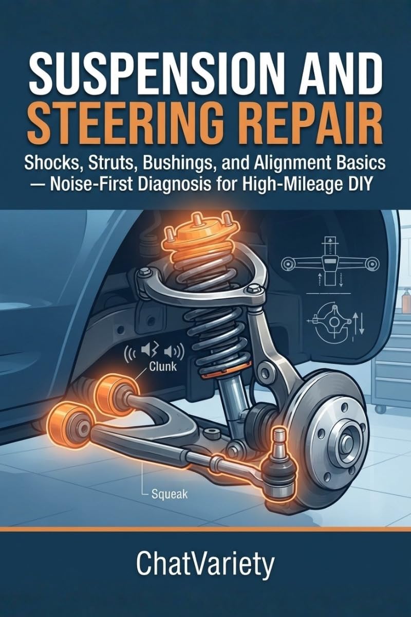 Suspension and Steering Repair: Shocks, Struts, Bushings, and Alignment Basics — Noise-First Diagnosis for High-Mileage DIY (DIY Car Repair & Maintenance Series) (English Edition) baixar o livro de graça