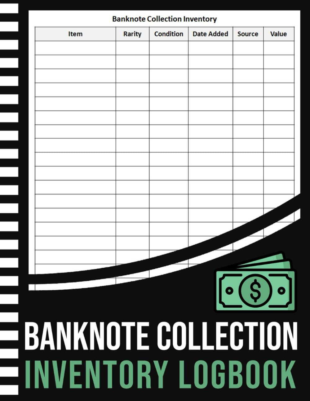 Banknote Collection Inventory Logbook: Inventory Log Book Ideal for Banknote Collectors baixar livro de graça