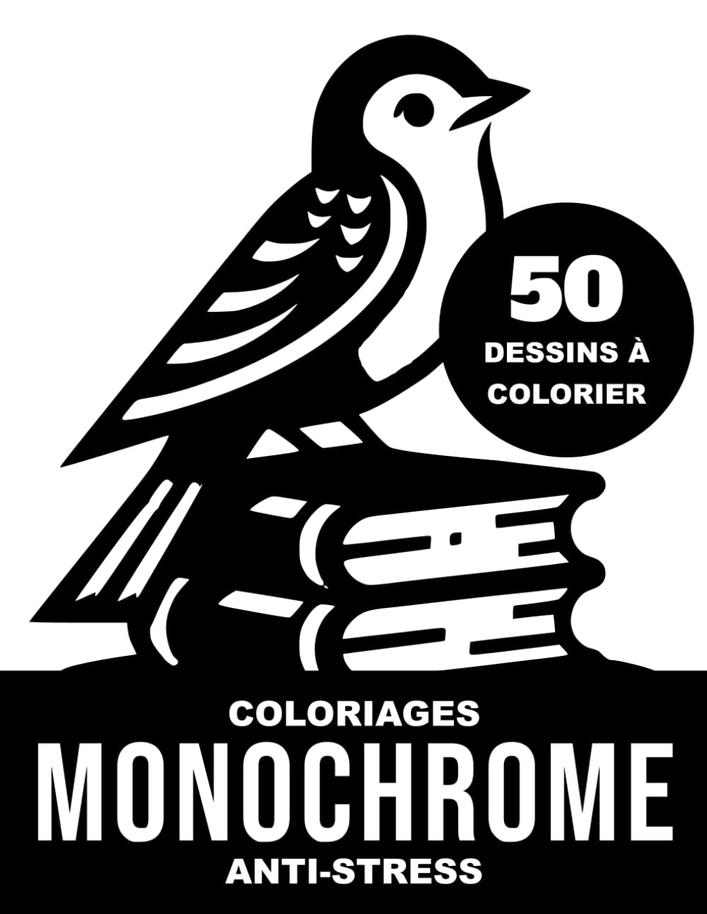 Coloriages Monochrome Anti-Stress: Illustrations Simples et Relaxantes à Colorier pour Adultes, Adolescents et Débutants avec des Animaux, des Fleurs,... et stimuler sa créativité (French Edition) baixar o livro de graça