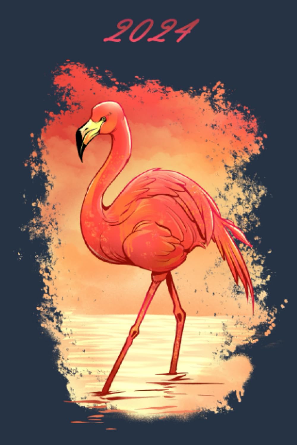 ler totalmente Kalender 2024: Kompakter Jahresplaner Wochenübersicht | A5 | Januar bis Dezember | Ferien, Feiertagen Monatsübersicht und vieles mehr | Organizer und... | Flamingo Sonnenuntergang (German Edition)