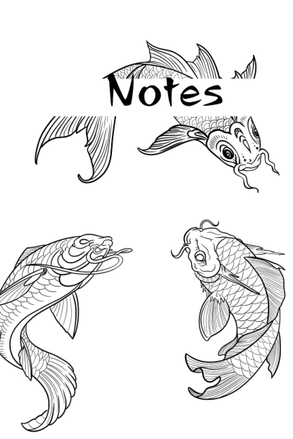capítulo por capítulo baixar Notes: Japanese Koi fish book, 120 pages, ideal for students and creative professionals