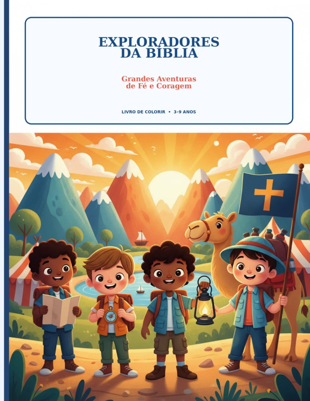 capítulo por capítulo baixar Exploradores da Bíblia: Grandes Aventuras de Fé e Coragem — Livro de Colorir Cristão para Meninos de 3 a 9 Anos: 45 páginas de mapas, jornadas, personagens bíblicos, amizade e descobertas para colorir