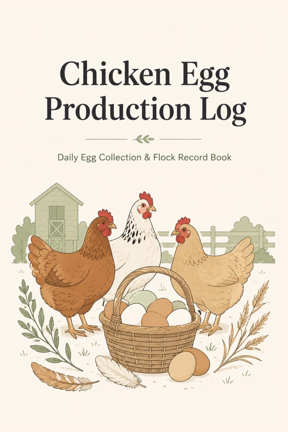 Chicken Egg Production Log Book: Daily Egg Collection Tracker, Flock Record Keeping Journal, Feed & Production Log for Backyard Chickens, Laying Hens,... Hen Health, Feed Usage, Egg Quality baixar o livro de graça
