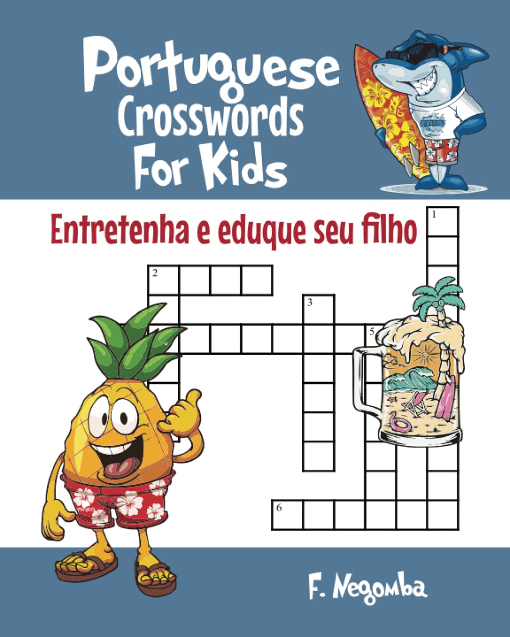 ler totalmente Portuguese Crosswords For Kids (Portuguese Edition)