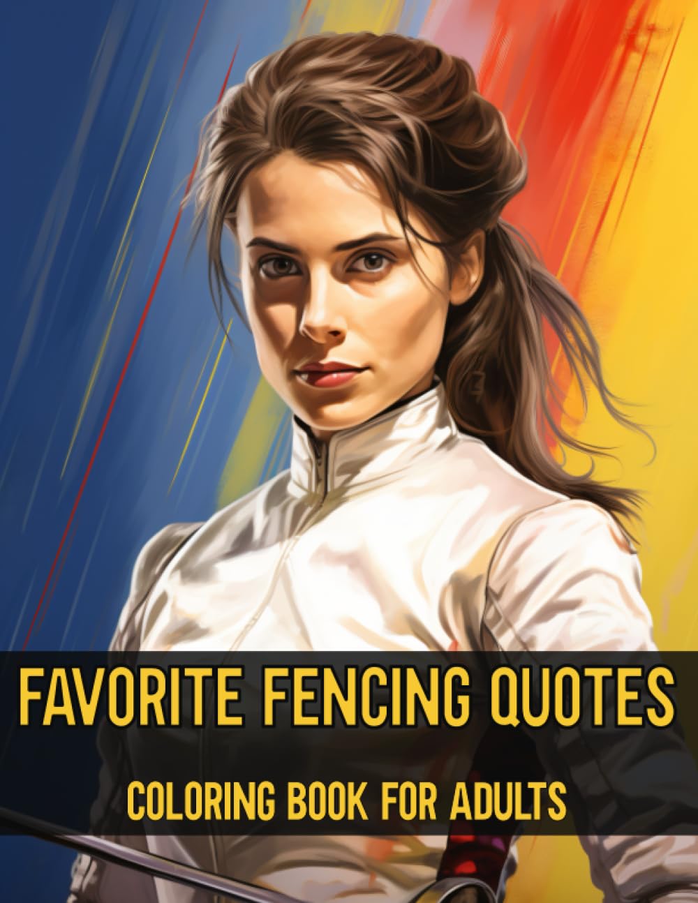 ler totalmente Favorite Fencing Quotes Coloring Book For Adults: Funny, Inspirational and Motivational Coloring Pages for Fencers and Fencing Fans, Great Gift Idea