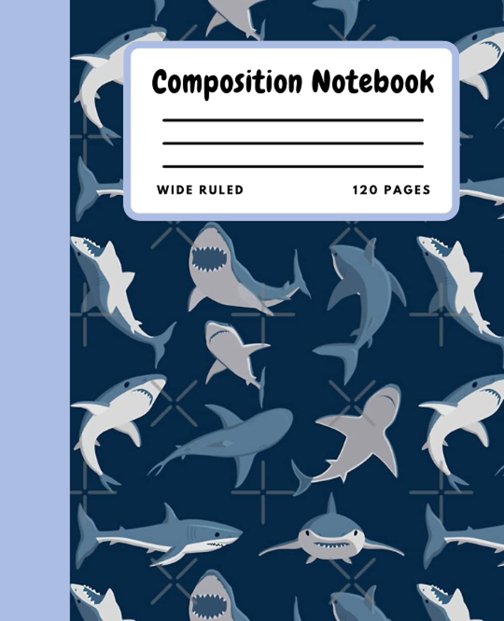 shark notebook: primary composition notebook story paper journal, Cool Marble Sharks Pattern for Boys, 120 Pages Wide Ruled Paper Lined Notebook Journal for Teens Kids Students To Back to School baixar livro de graça