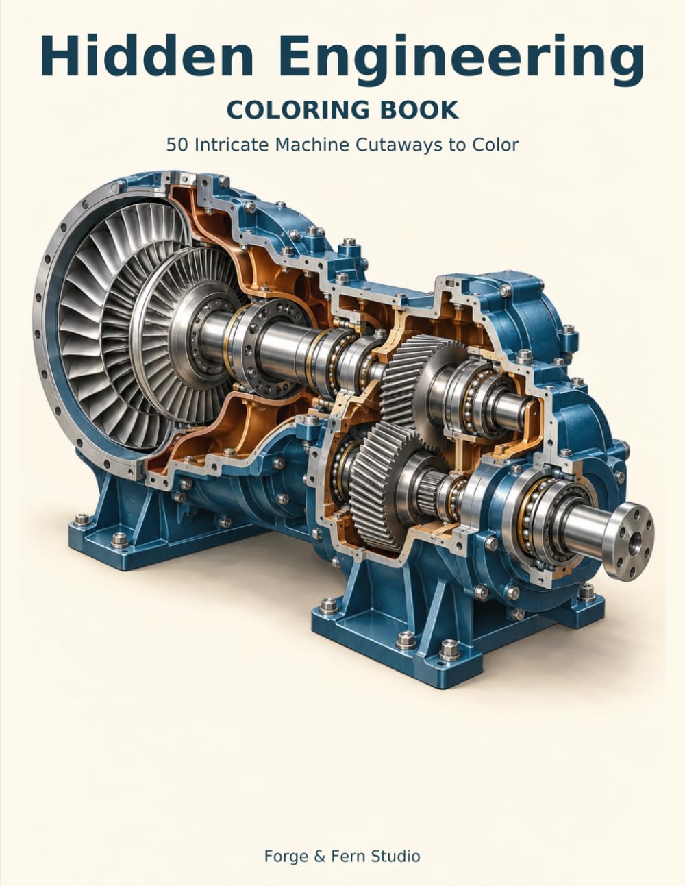 Hidden Engineering: 50 Intricate Machine Cutaways to Color baixar livro de graça