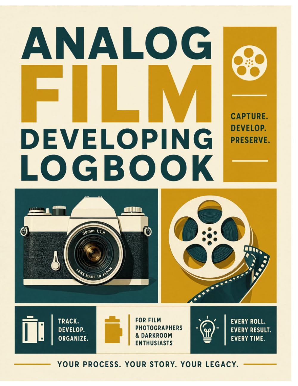 capítulo por capítulo baixar Analog Film Developing Logbook: Darkroom Processing Journal and Chemistry Tracker: Record Development Times, Temperatures, Agitation, and Film Stock Details