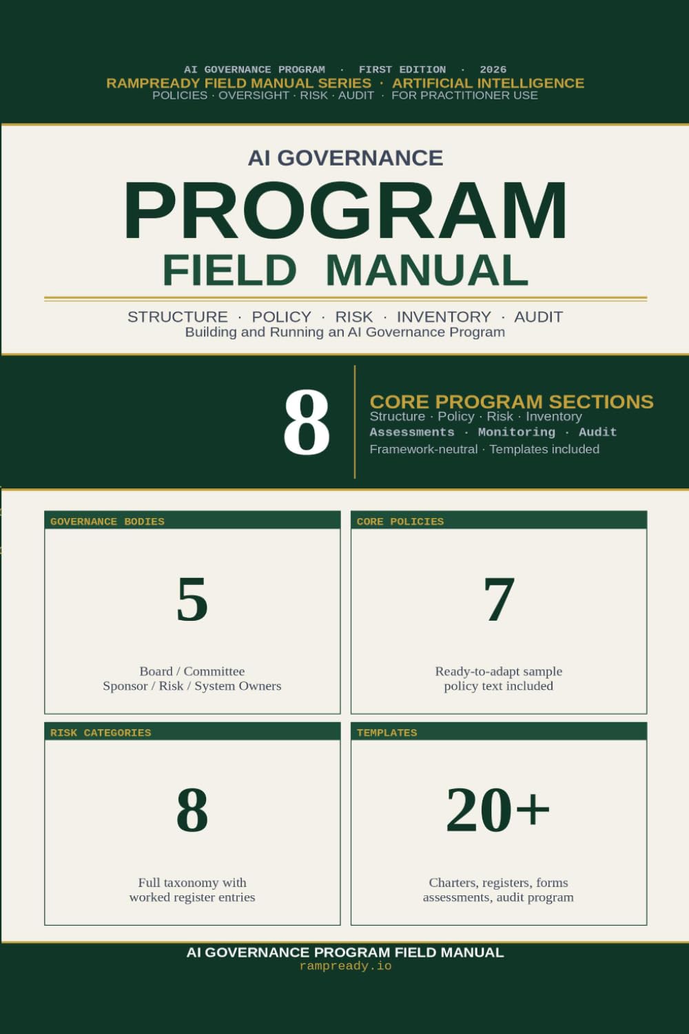 AI Governance Program Field Manual: A Practical Guide to Policies, Oversight, Risk Management, and Organizational Controls for Artificial Intelligence baixar livro de graça