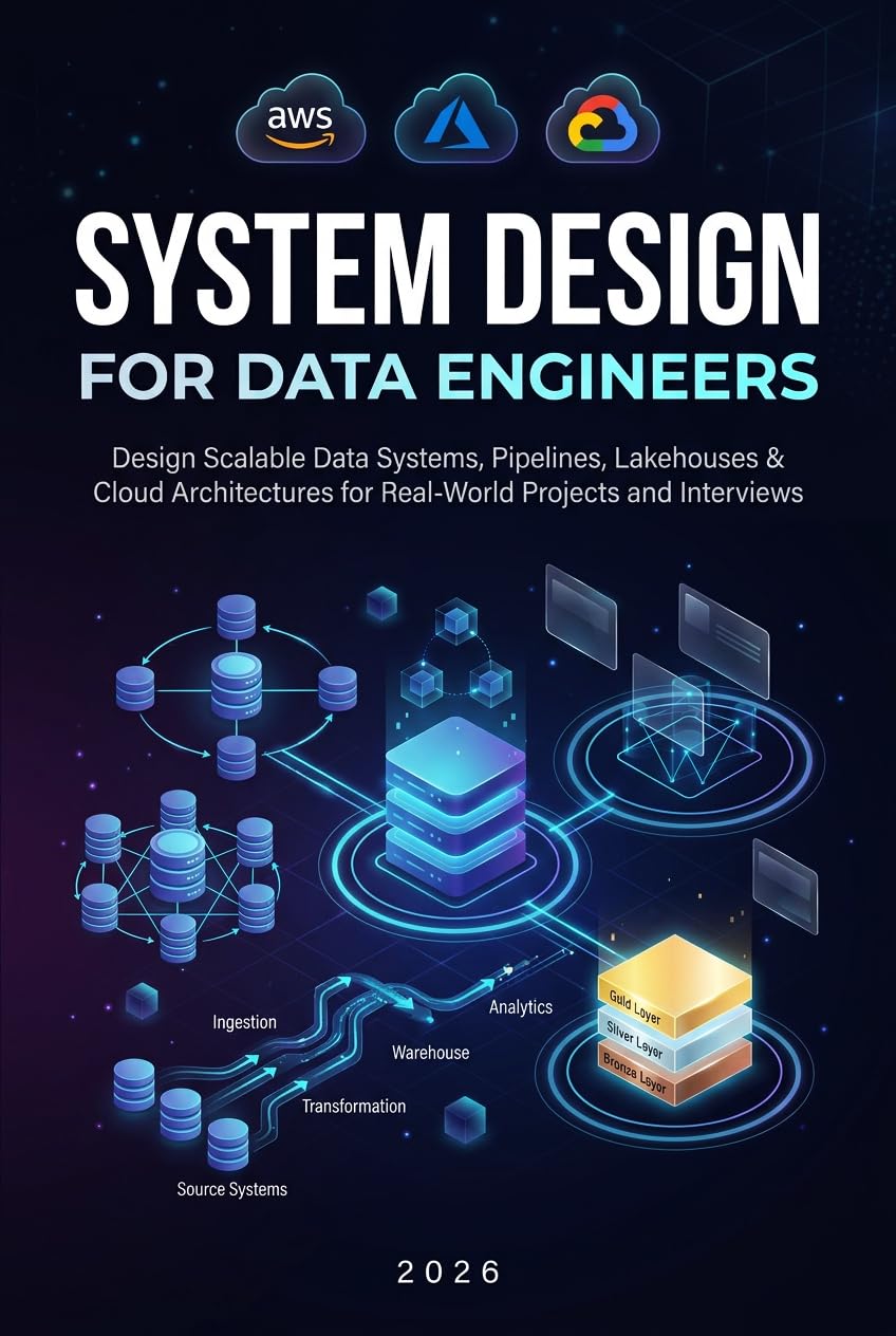 System Design for Data Engineers: Design Scalable Data Systems, Pipelines, Lakehouses & Cloud Architectures for Real-World Projects and Interviews (Data Engineering Book 6) (English Edition) baixar o livro de graça