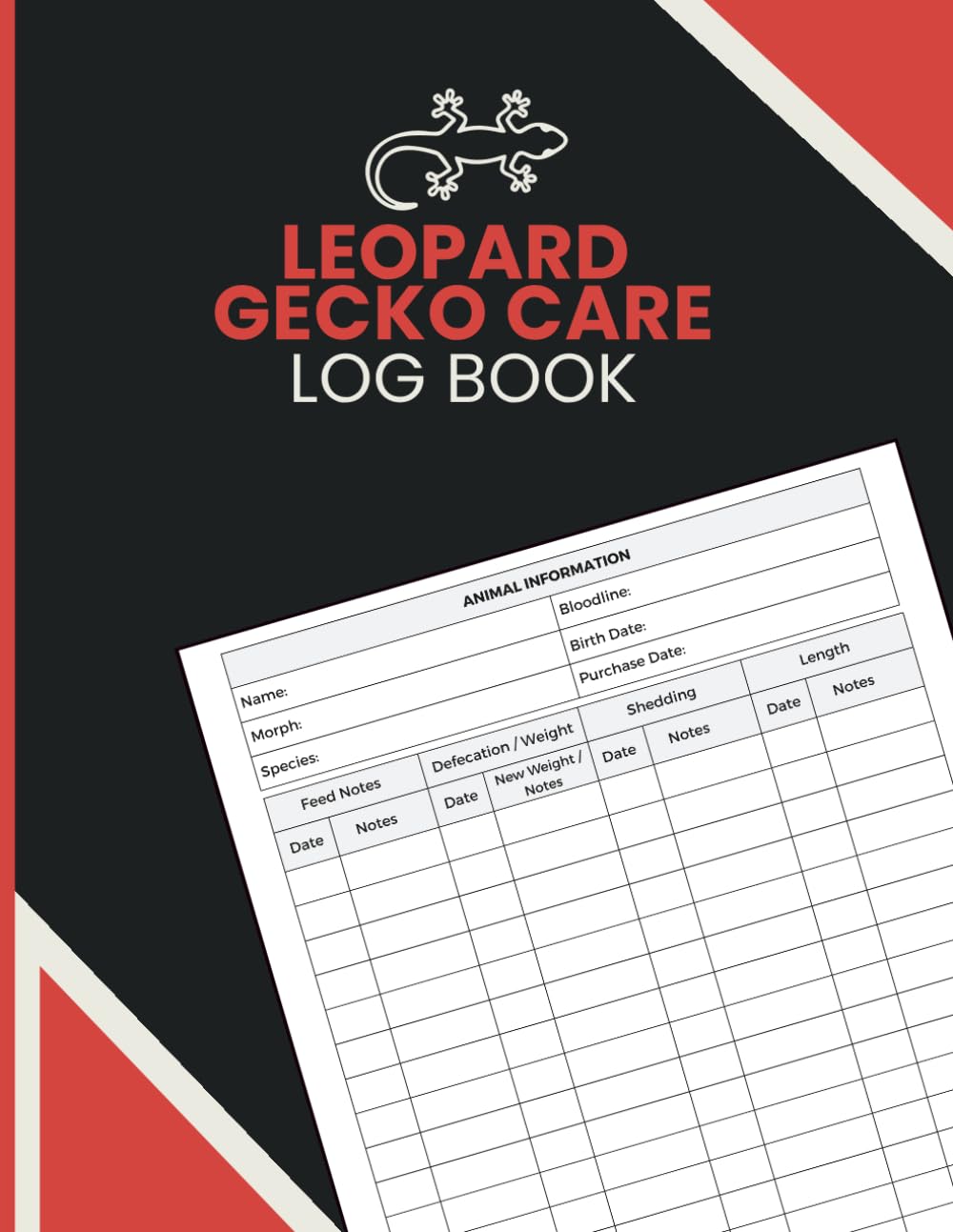 capítulo por capítulo baixar Leopard Gecko Care Log Book: Record Feeding, Weight, Shedding, Habitat Conditions, and Wellness History for Gecko Owners and Reptile Enthusiasts