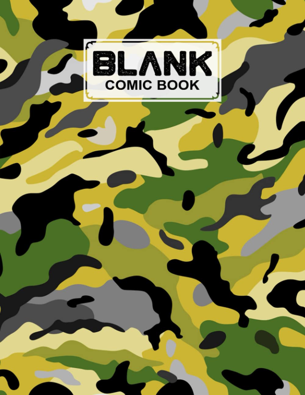 capítulo por capítulo baixar Blank Comic Book: Camouflage Green Cover, Create Your Own Story, Journal, Notebook, Sketchbook for Kids and Adults, 120 Pages - Size 8.5" x 11" Notebook by Michael Seiler