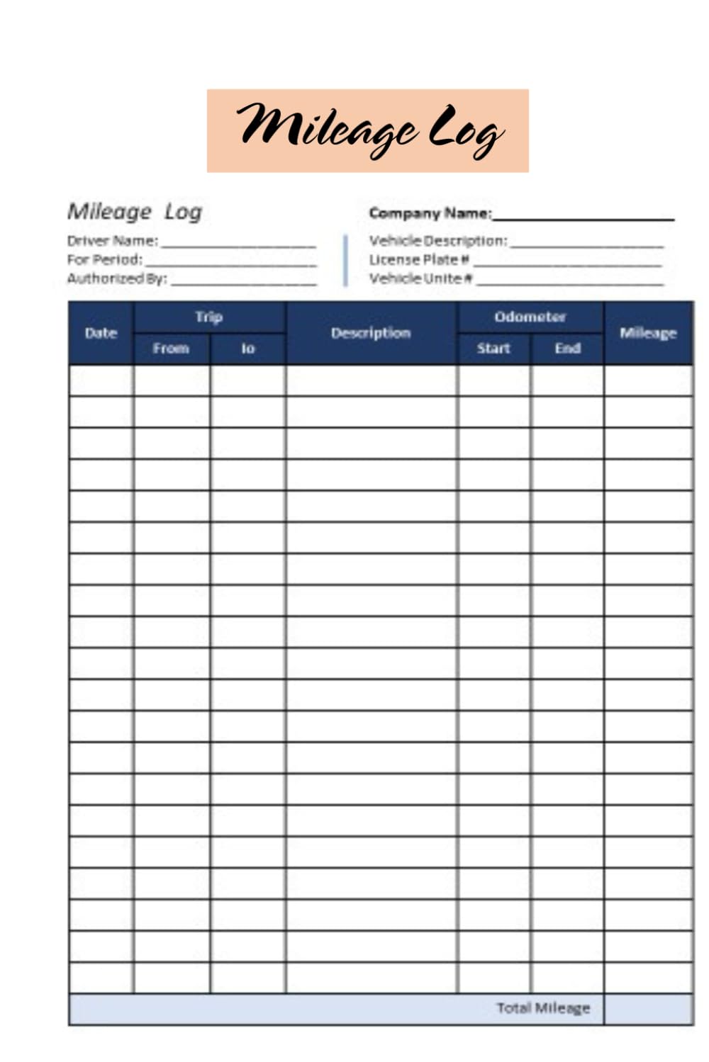 capítulo por capítulo baixar Mileage Log: Auto Driving Mileage Record