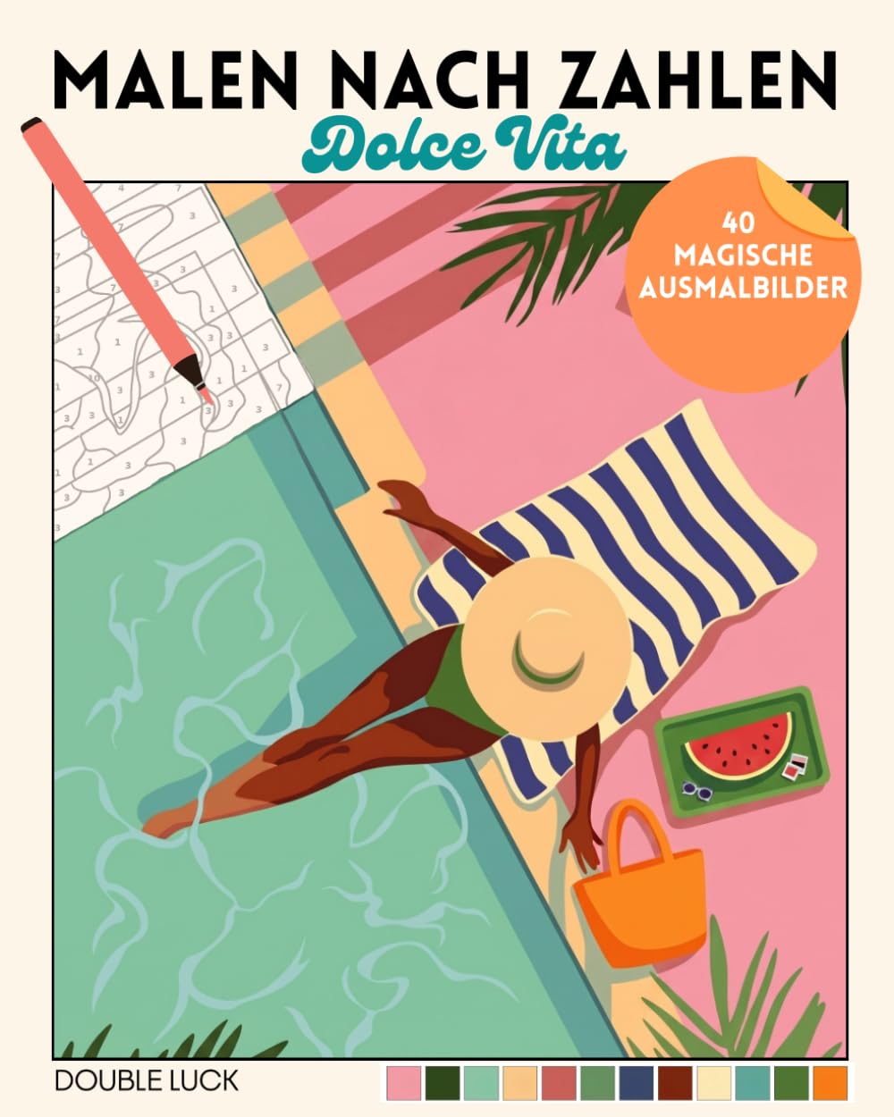Malbuch für Erwachsene - DOLCE VITA: Malen nach Zahlen: Entspannende und sonnendurchflutete Illustrationen (German Edition) baixar o livro de graça