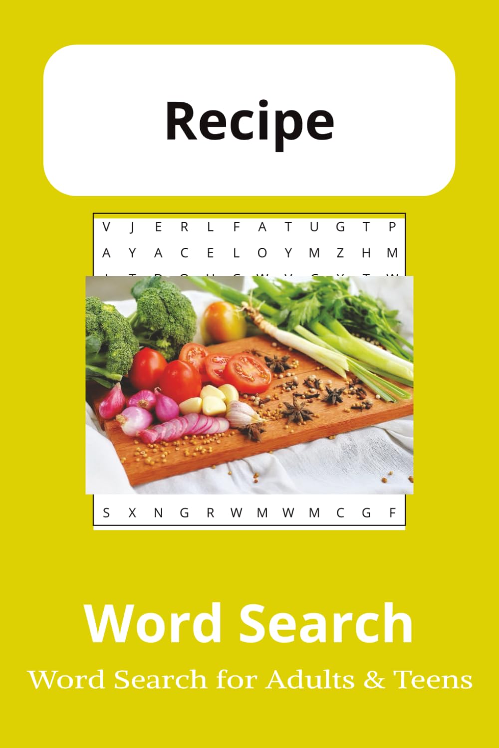 Recipes Word Search Puzzle Book: 55 -Filled Puzzles: A 6x9 Word Search Collection Featuring 495 Unique Recipe-Themed Words — Includes Solutions in the Back (Portuguese Edition) baixar livro de graça