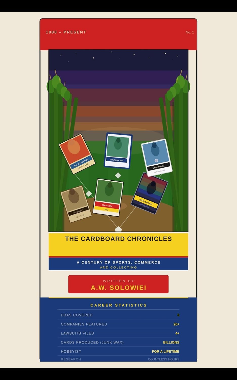 ler totalmente The Cardboard Chronicles: A Century of Sports, Commerce, and Collecting (English Edition)