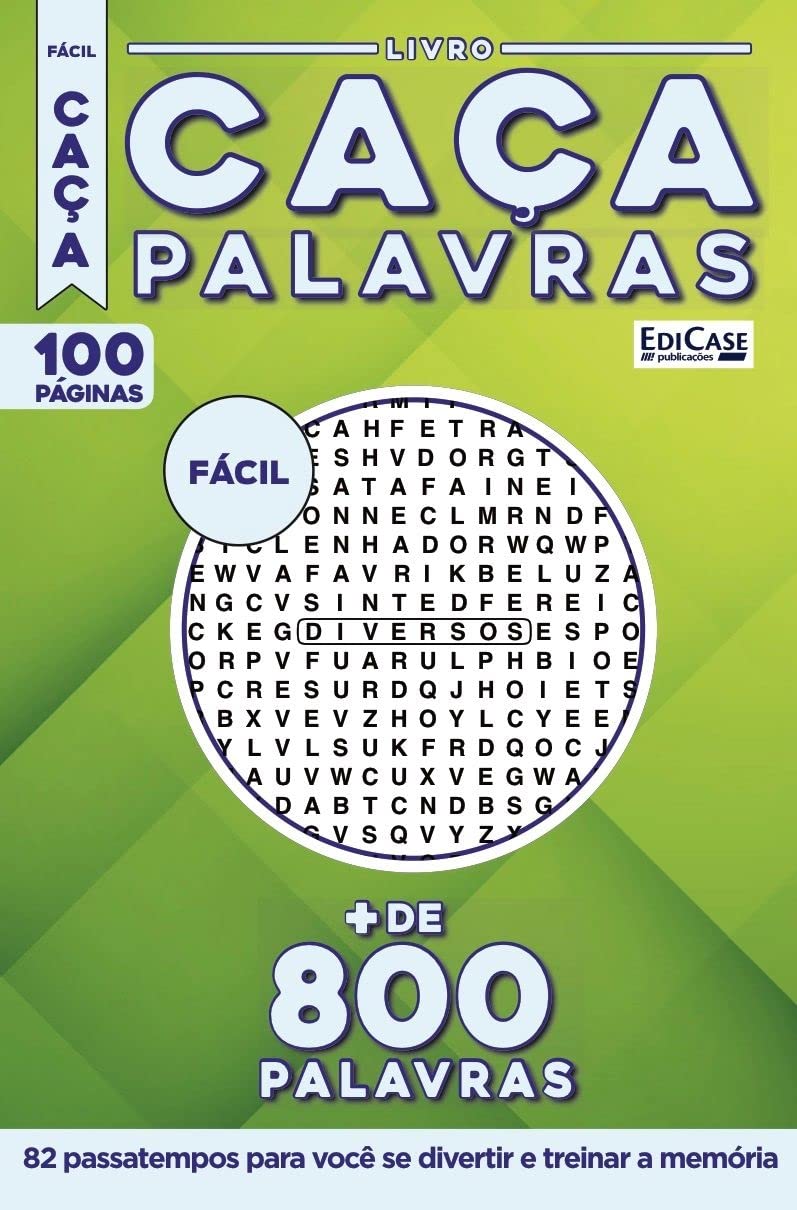 Livro Caça-Palavras 32: Nível Fácil - 82 passatempos para você se divertir e treinar a memória baixar o livro de graça