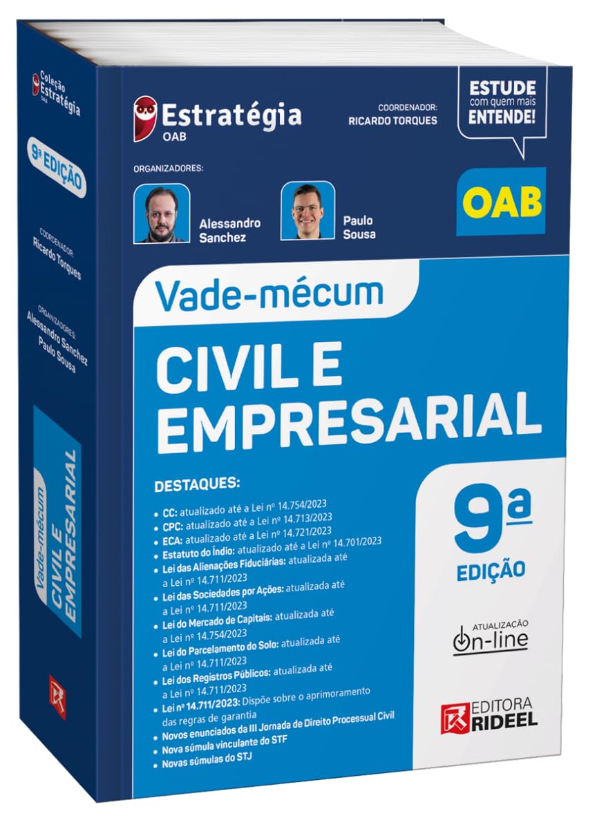Vade-Mécum Civil e Empresarial - Estratégia - 9ª Edição (2024) baixar o livro de graça