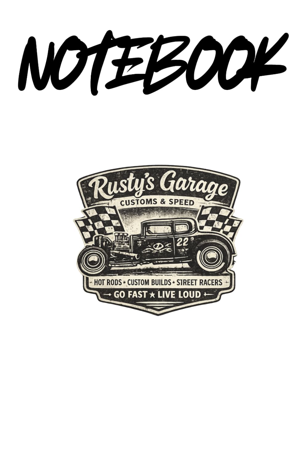 Rat Rod Garage Journal: Vintage lined Notebook for Gearheads, Custom Builders and Hot Rod Enthusiasts baixar o livro de graça