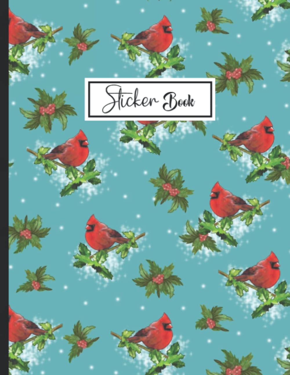 Sticker Book: Cardinal bird Theme Sticker Book Collecting Album Blank Notebook. baixar o livro de graça