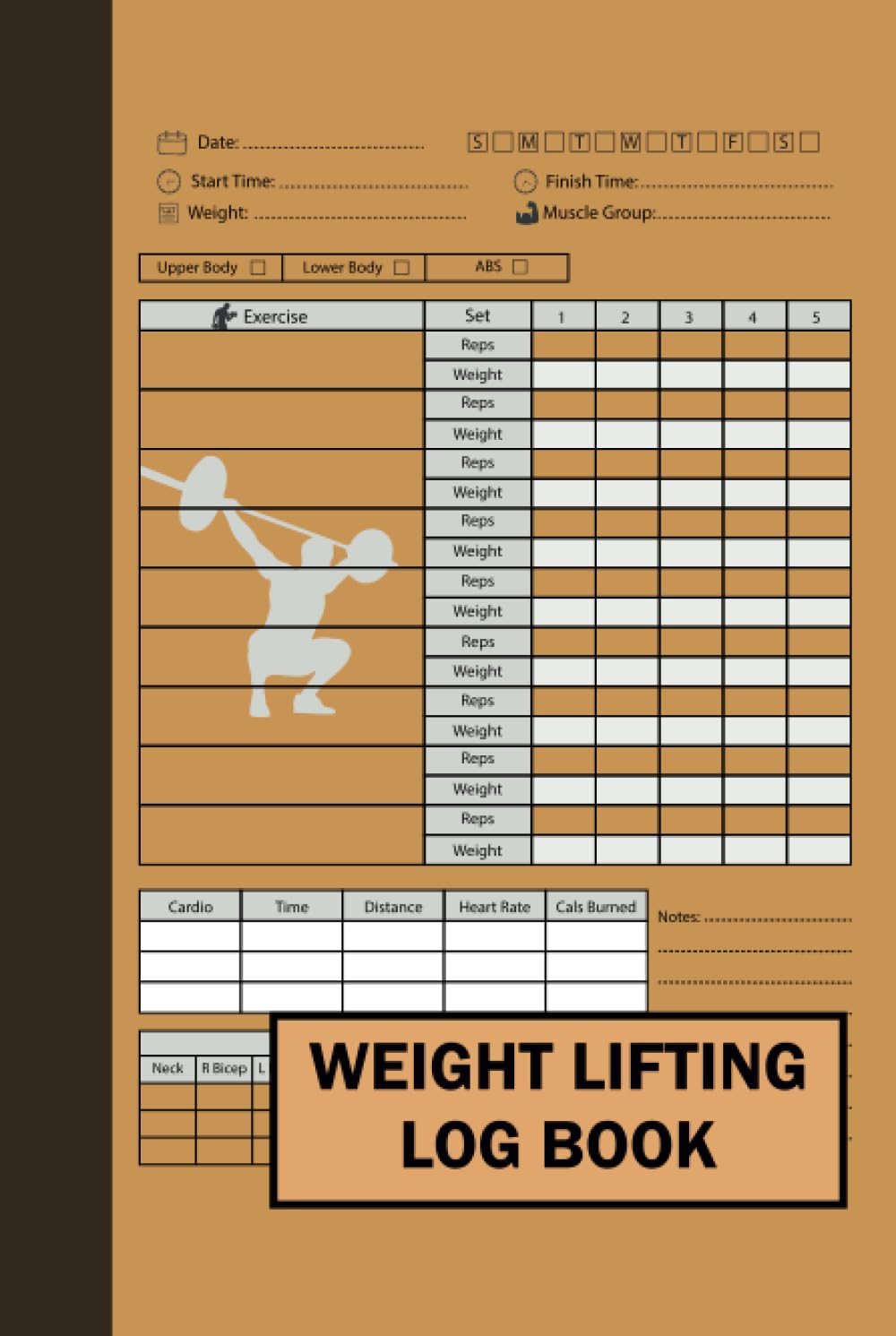 Weight Lifting Log Book: Workout Journal and Fitness Logbook for Men and Women, Essential Gym Planner and Cardio Tracker baixar livro de graça