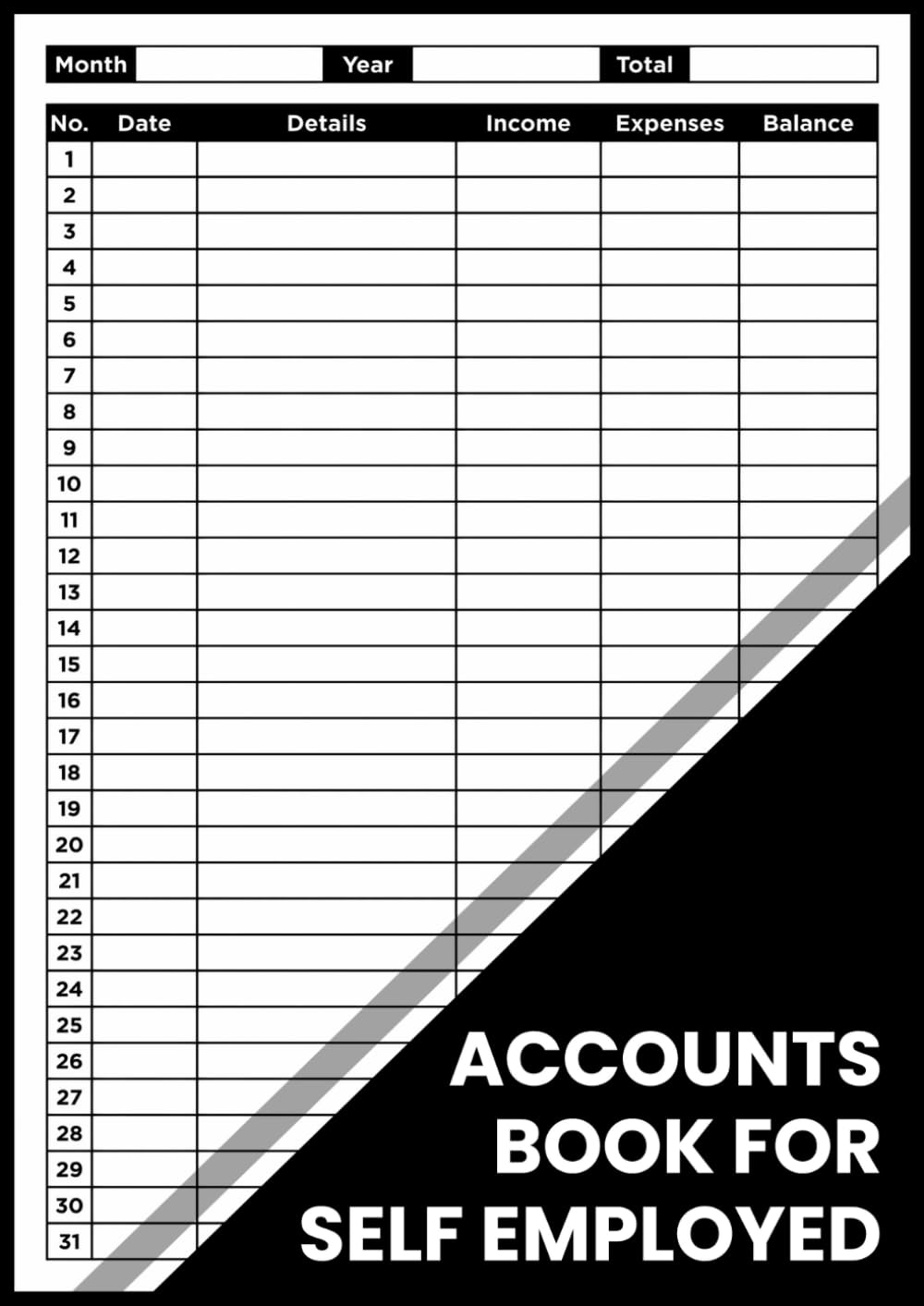 Accounts Book for Self Employed: A Simple and Easy Way to Track Your Income and Expenses baixar o livro de graça