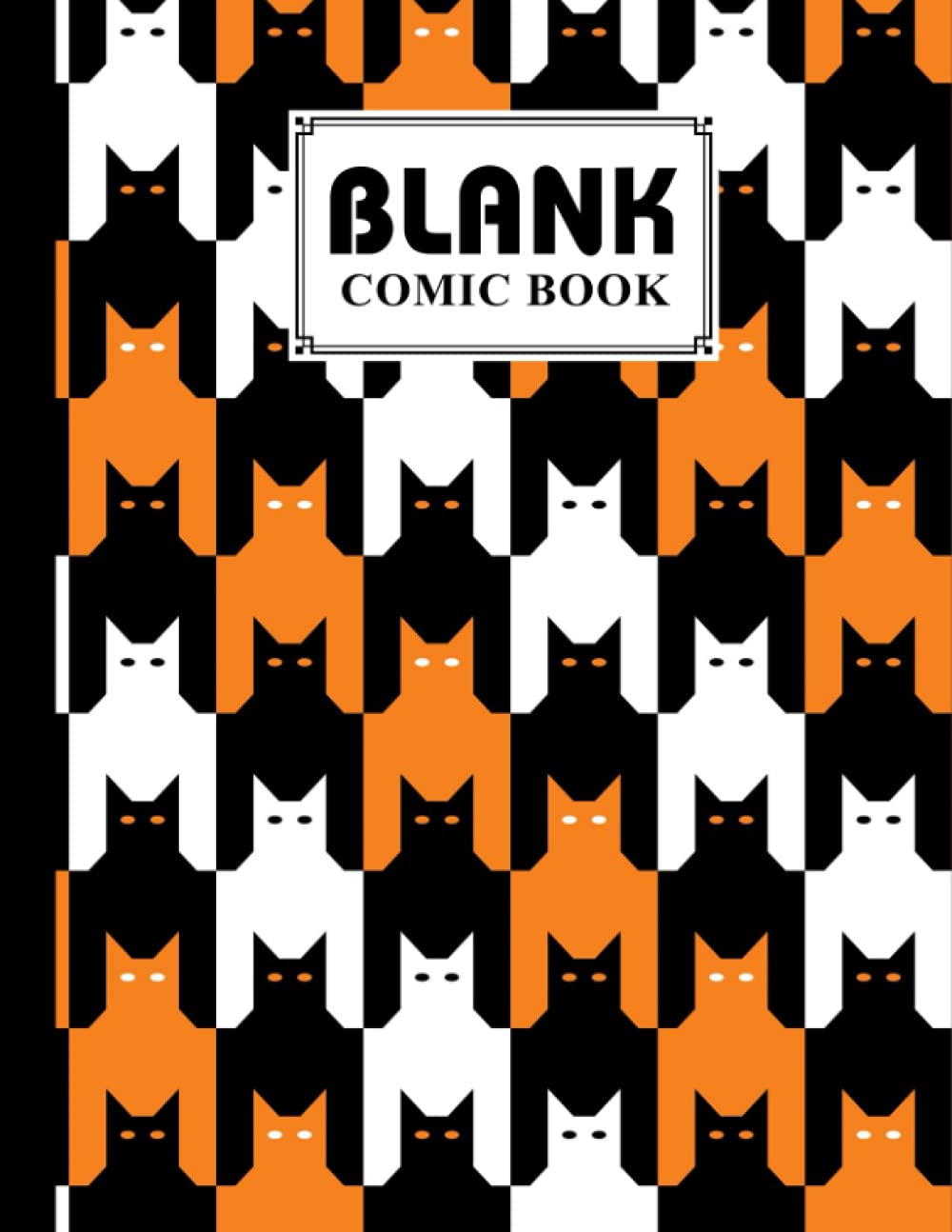 Blank Comic Book: Cat Lovers Cover, Create Your Own Story, Journal, Notebook, Sketchbook for Kids and Adults, 120 Pages - Size 8.5" x 11" Notebook by Kerstin Wilhelm baixar o livro de graça